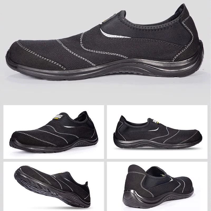 Giày bảo hộ Safety Jogger Yukon màu đen với thiết kế mạnh mẽ