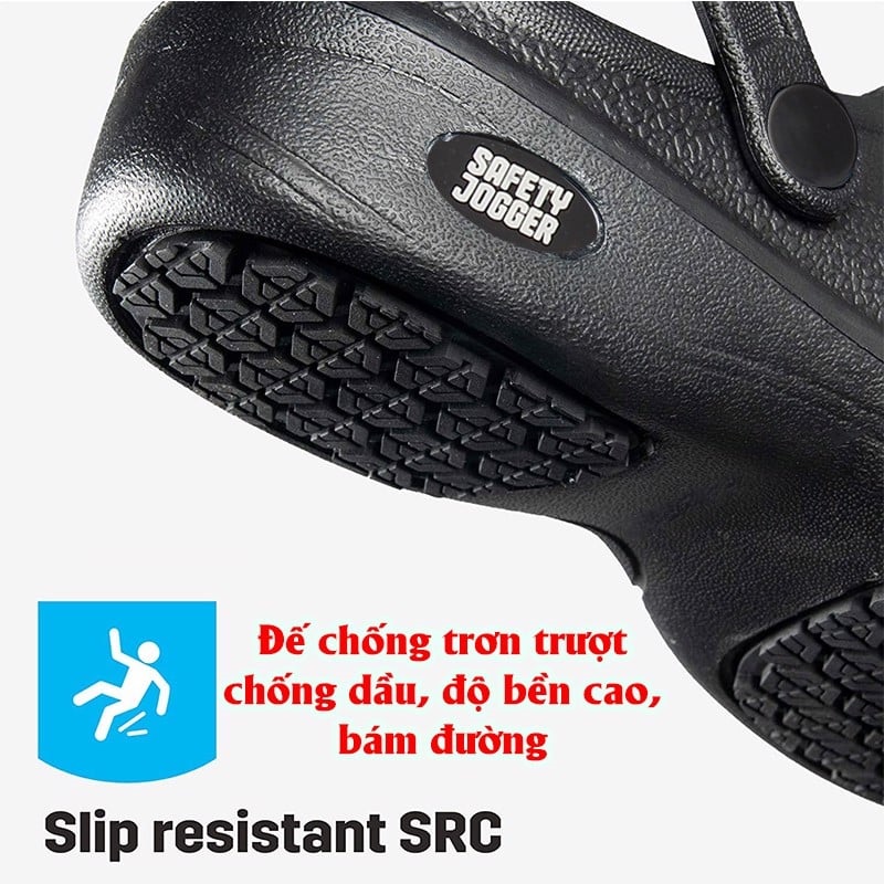 đế giày chống trượt cao cấp, giúp bám đường tốt