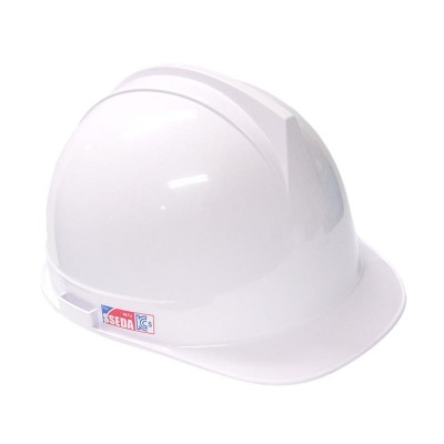 Mũ bảo hộ mặt tròn màu trắng